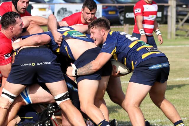 Dorking and Worthing Raiders do battle | Picture: Colin Coulson