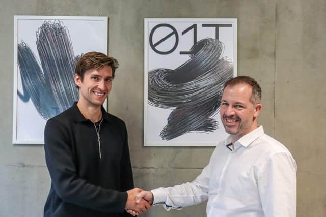 Alex Lower and Richard Pennington seal the deal