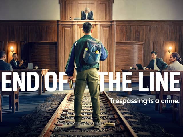 A new crackdown campaign will see the rail industry and the British Transport Police work closer together to tackle trespass and railway crime. Picture courtesy of Network Rail