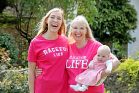 East Preston grandmother Lesley Wood (right) received the devastating diagnosis of stage four ovarian cancer after a ‘year of textbook symptoms’.