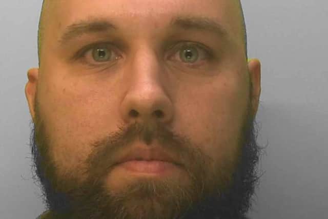 Glen Noone was jailed for seven years and will be a registered sex offender for life. Photo: Sussex Police