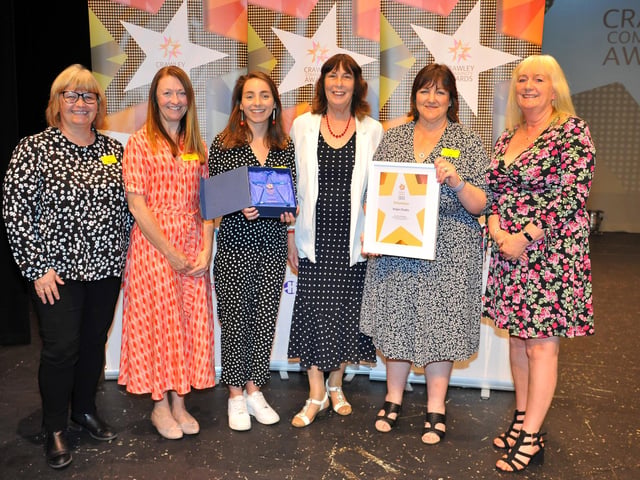 Volunteer - Angie Challis, Cllr Sue Mullins