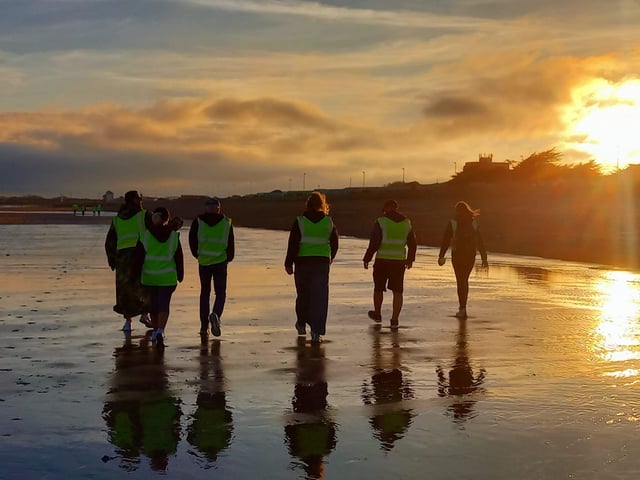 The annual Arunners five-mile beach run saw more than 500 people take part
