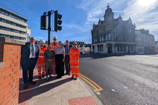 Roadworks in the Station Approach area of Hastings have been completed. Picture: East Sussex Highways