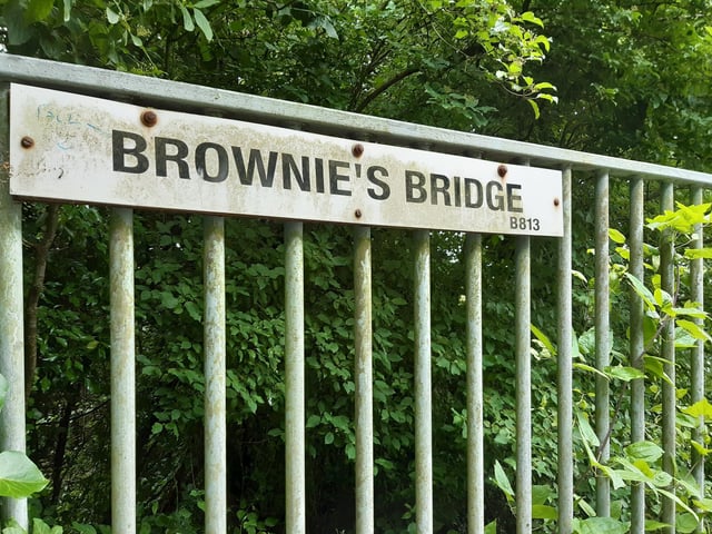 Take Brownie's Bridge over the road and railway line.