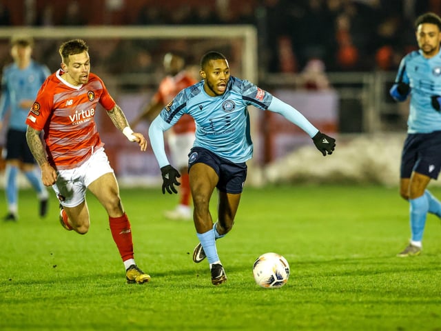 Action from Eastbourne Borough's superb 2-0 National League South win away to leaders Ebbsfleet
