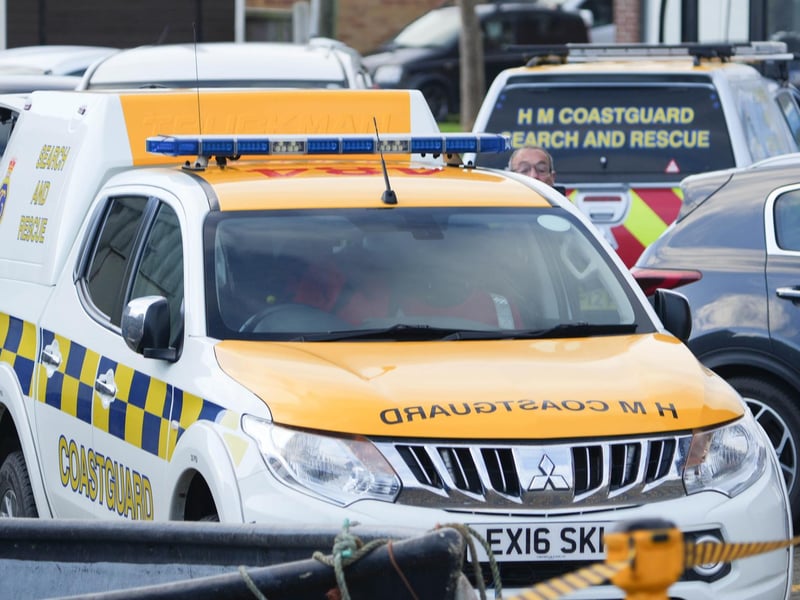 Dozens of emergency service personnel have joined a large-scale search and rescue operation off the coast in Selsey.