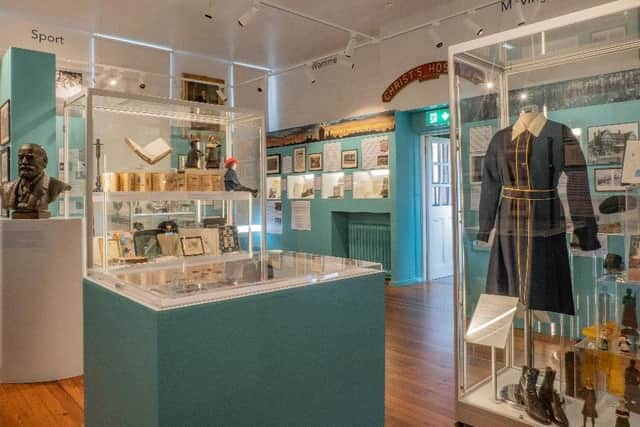 Part of the newly-refurbished museum at the 500-year-old Christ's Hospital school in Horsham