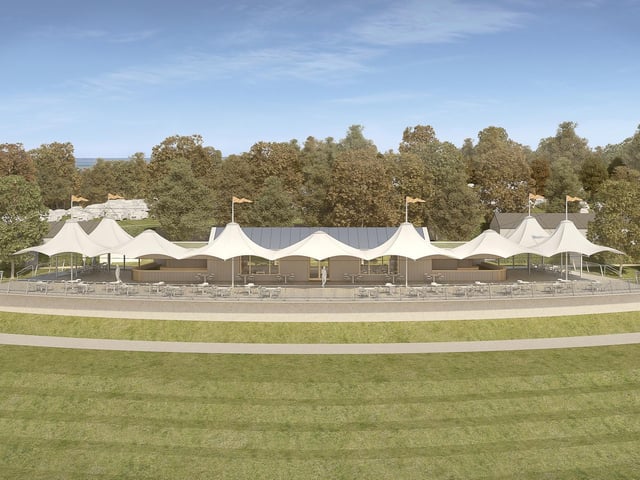 The new-look enclosure | Image: Hopkins Architects