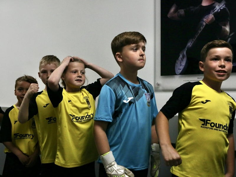 Littlehampton Town fans and players at Wembley for the FA Vase final