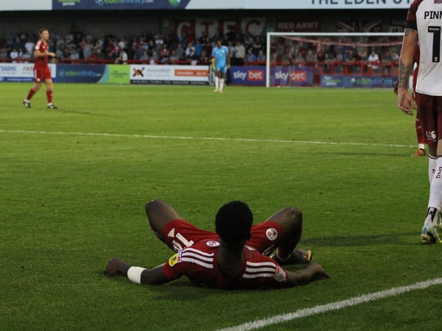 Crawley Town v Northampton Town - picture by Cory Pickford:Crawley Town v Northampton Town
