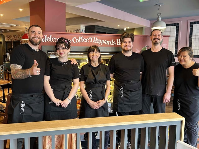 The Coffee#1 team in Haywards Heath