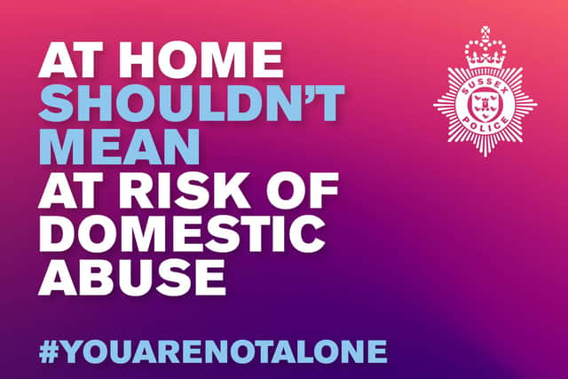 Sussex Police are increasing domestic abuse safeguarding measures with their partners over Christmas