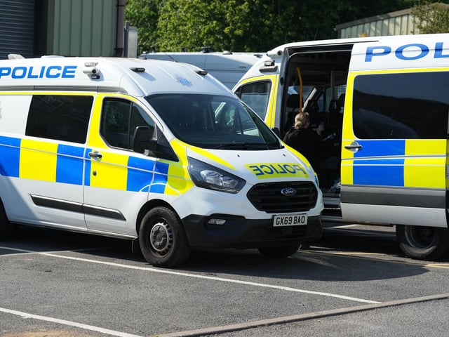 Police were called to the incident on an industrial estate south of Henfield, West Sussex. Picture: Eddie Mitchell