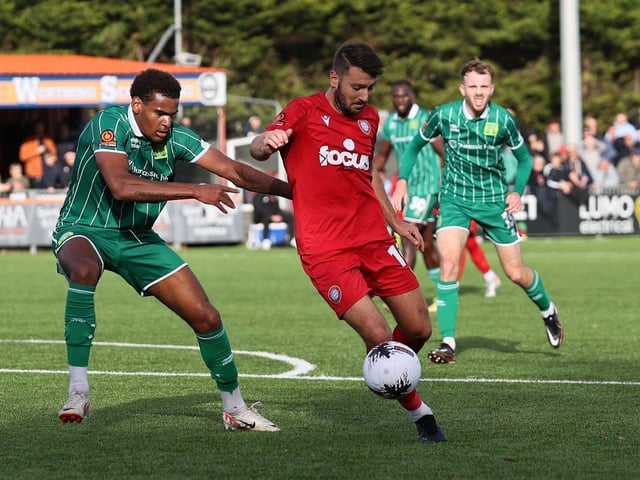 Worthing v Yeovil Town at Woodside Road