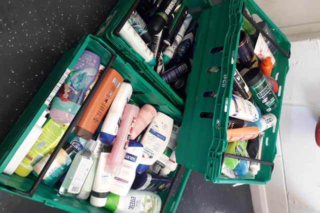London Gatwick has donated more than two tonnes of toiletries and hygiene products to local communities through a partnership with charity The Crawley and Horley Hygiene Bank. Picture: London Gatwick