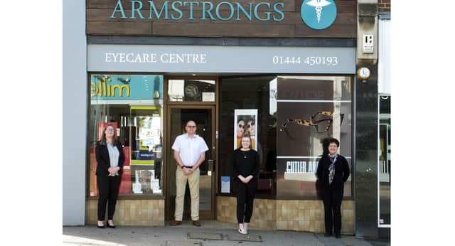 The team at Armstrongs opticians