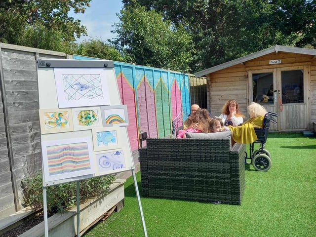 The power of art therapy was demonstrated at St Winefrides Residential Home in Littlehampton, as the community was invited in for the annual exhibition