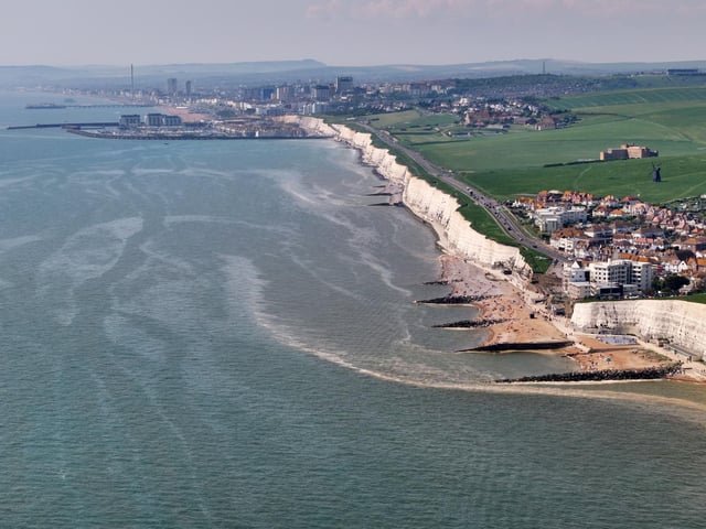 Possible algal bloom in East Sussex