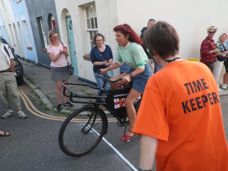 Hastings Old Town Carnival Week 2024: Bike Race. Photo by Roberts Photographic.