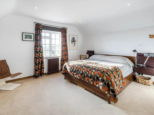 Another of the property's bedrooms