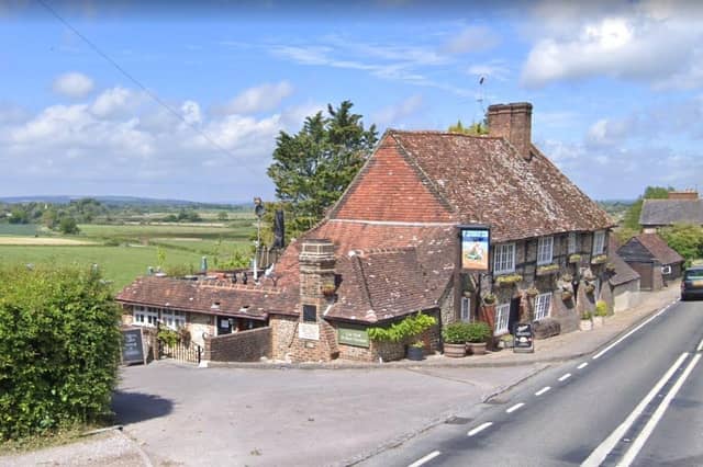 The George and Dragon at Houghton, near Amberley, is believed to be one of the oldest pubs in Sussex, dating back to the 13th century. The historic coaching inn is nestled amongst the Downs with great views over the surrounding countryside. It is rated 4.5 from more than 740 reviews