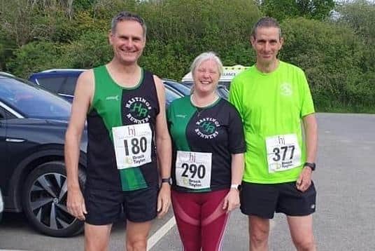 At the Horsham10k were Andy Knight, Catharine Cattwaway and Kevin Blowers