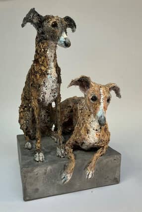 2 Whippets Lorna Brown