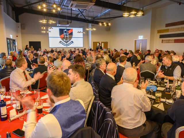 From Haywards Heath Rugby Football Club's opening of their new clubhouse on 21 December 2024. : Haywards Heath RFC clubhouse opening