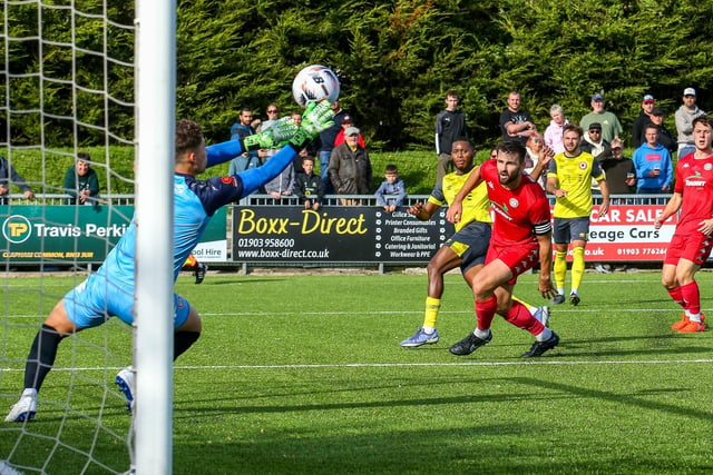 Eastbourne Borough beat Worthing 2-1 in the third qualifying round of the FA Cup. Picture by Lydia Redman