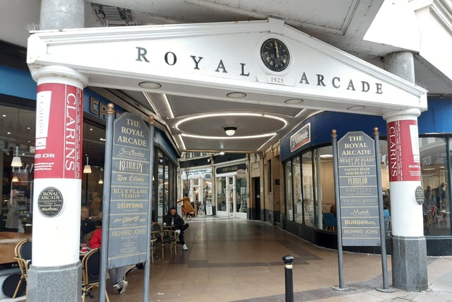 The Royal Arcade shopping centre is a somewhat hidden gem in the heart of Worthing