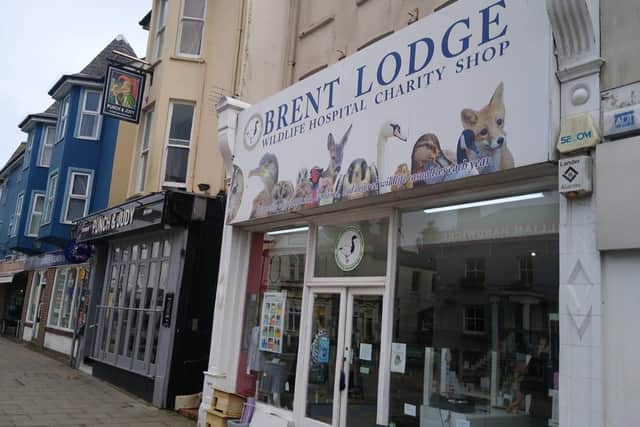 Animal charity Brent Lodge Hospital’s Bognor shop was the victim of a theft of ‘close to £500, including donations and till change.’