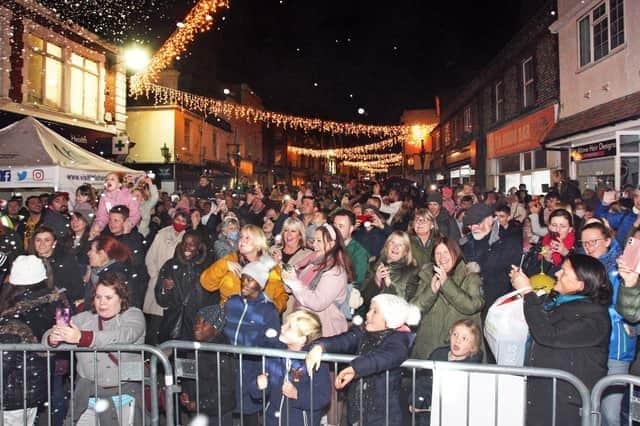 Littlehampton Christmas lights switch-on event in 2021. Photo by Derek Martin Photography and Art