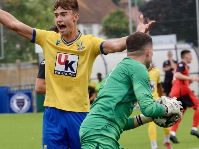 Lancing FC v Harefield United, FA Cup preliminary round