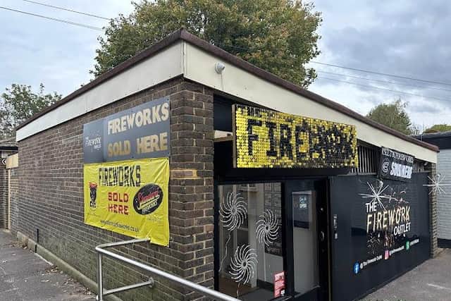 The Firework Outlet, in Tilgate, Crawley. Picture: Google