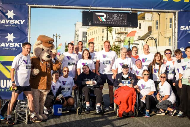 The Care for Veterans team at the 10k