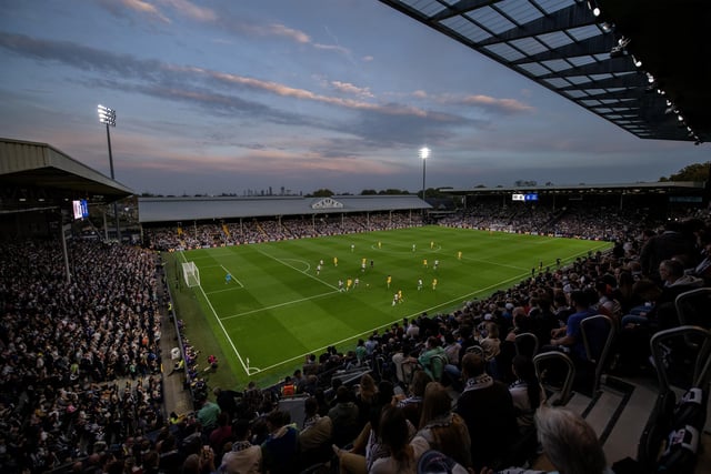 Craven Cottage, home to Fulham, has 0.37 anti-social behavioural incidents per 100 attendants, on average. Craven Cottage has an average of 512,578 annual attendants and 1,892 yearly incidents