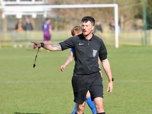 Action from Littlehampton Town's 1-1 draw with Lancing in theIsthmian south east division at The Sportsfield