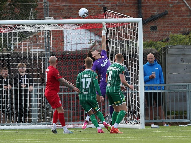 Worthing v Yeovil Town at Woodside Road