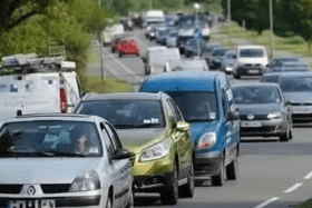 Motorists are facing lengthy delays in parts of Sussex this morning.