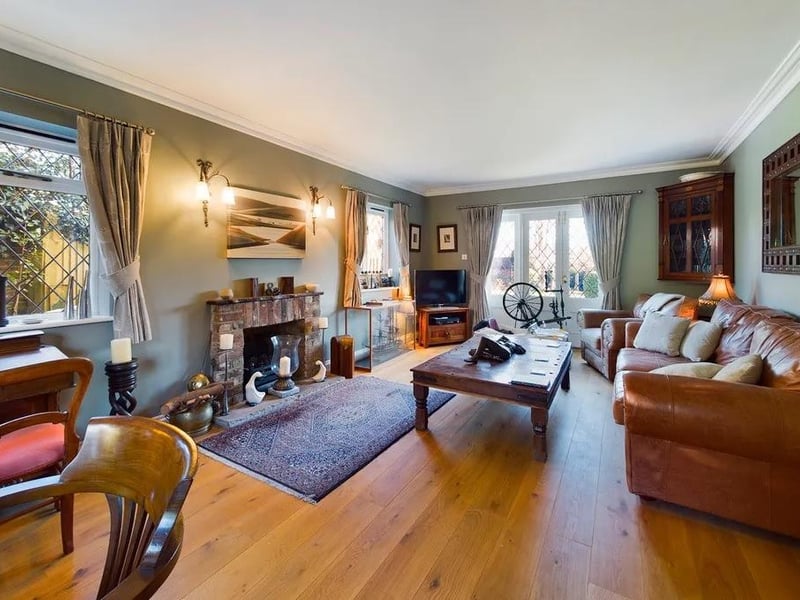 Brock Taylor said: "The entrance hall is flanked by generous reception rooms, featuring both an open fireplace and log burner, with a separate utility room and cloakroom."