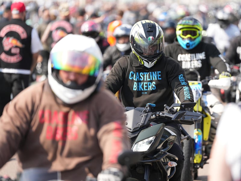 Bikers descend on Madeira Drive for iconic event