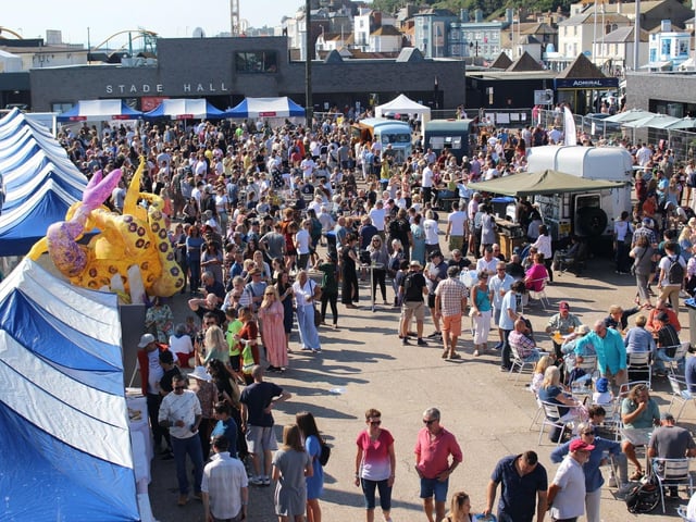 Hastings Seafood and Wine Festival. Photo by Kevin Boorman
