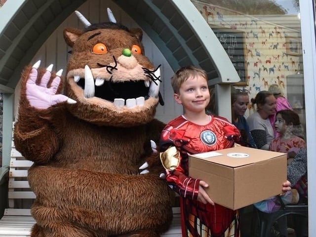 One of the prize winners with his Cocoa Loco goodie box