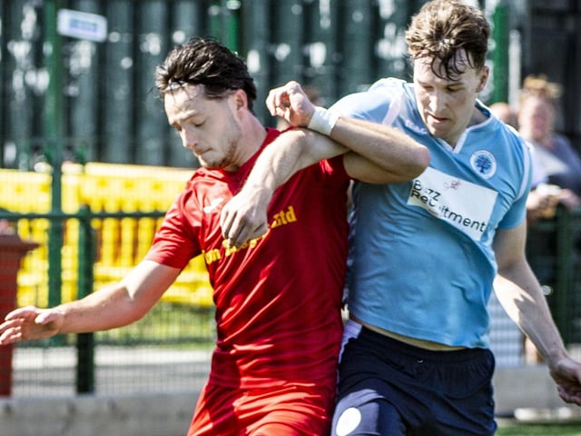Newhaven FC take on Spelthorne Sports in the FA Cup