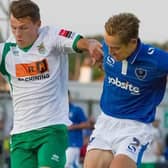 Alfie Rutherford in pre-season action for Bognor against Pompey in 2015