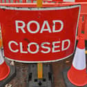 Road closure in Jevington