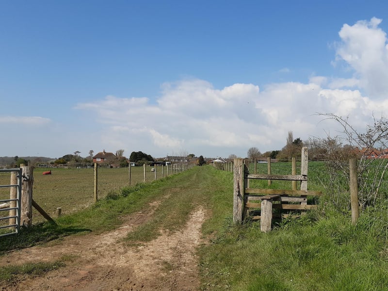 There's another stile and open gate to pass through