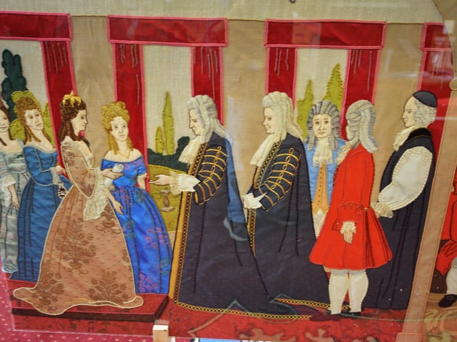 The Hastings Embroidery is on display at the town hall Thursdays-Mondays 10-4 until Sunday, Nov 1.
