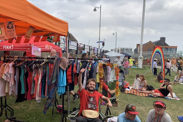 Moon and Stars Community Festival on Coronation Green featured bands of all ages, crafts and charity stalls